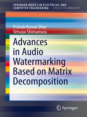 cover image of Advances in Audio Watermarking Based on Matrix Decomposition